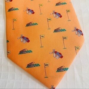 𝅺NOVELTY Golf Alynn Silk Necktie ⛳️